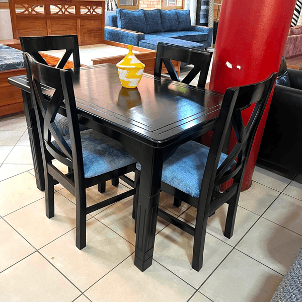 Black Dinning 4 Seater