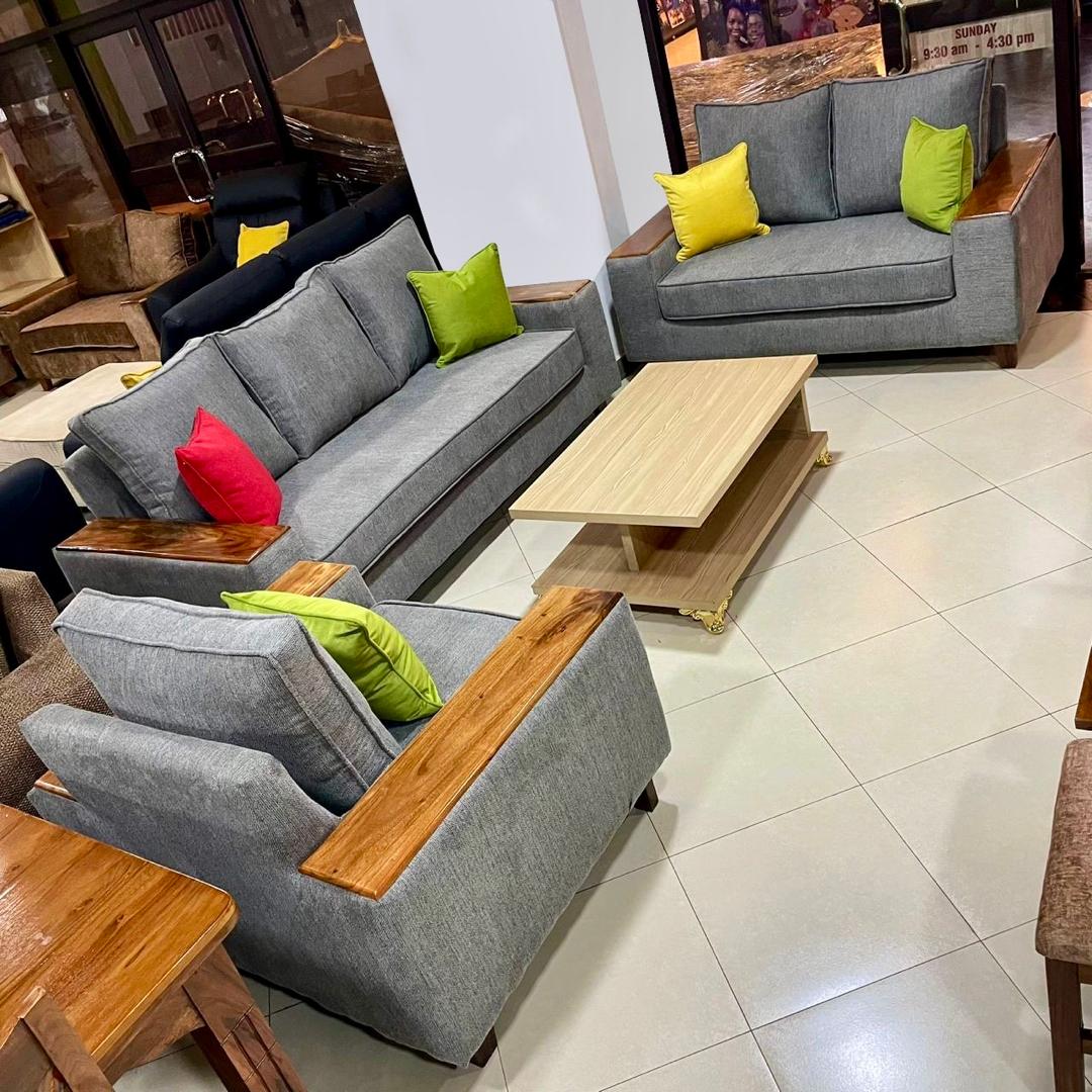 Light Gray 6 Seater Sofa