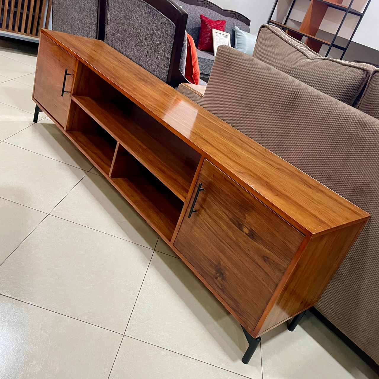 Mahogany Tv stands