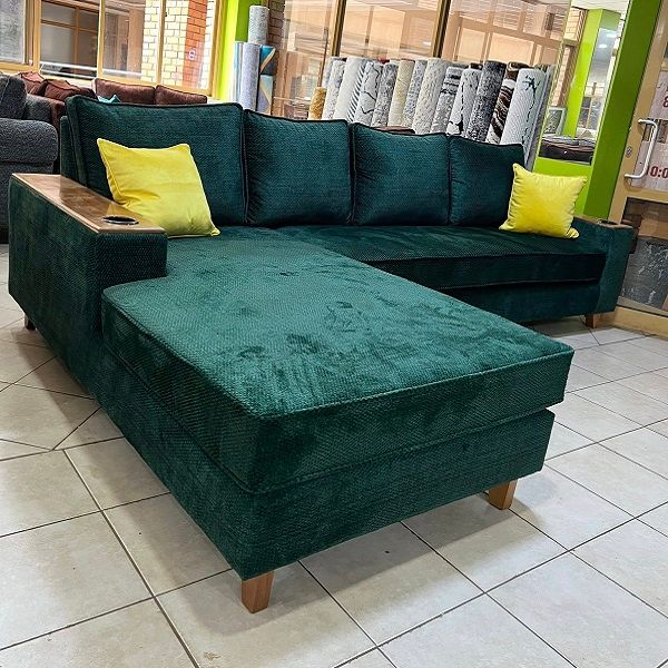L-Sofa Green