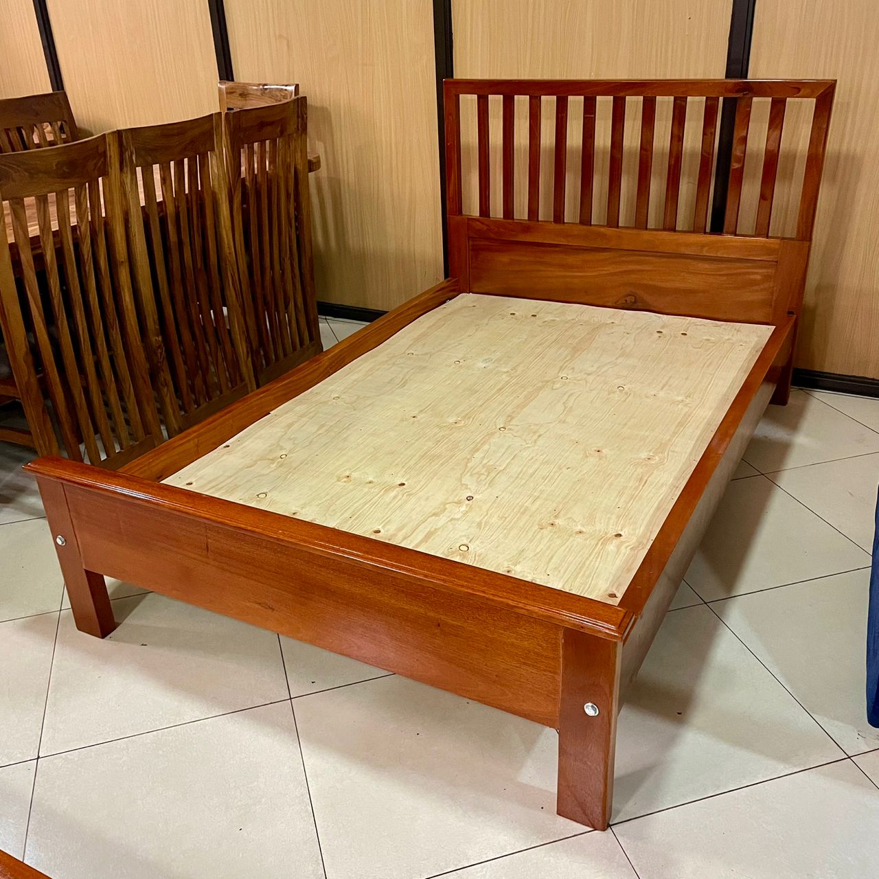 4 by 4 Mahogany Bed (A)