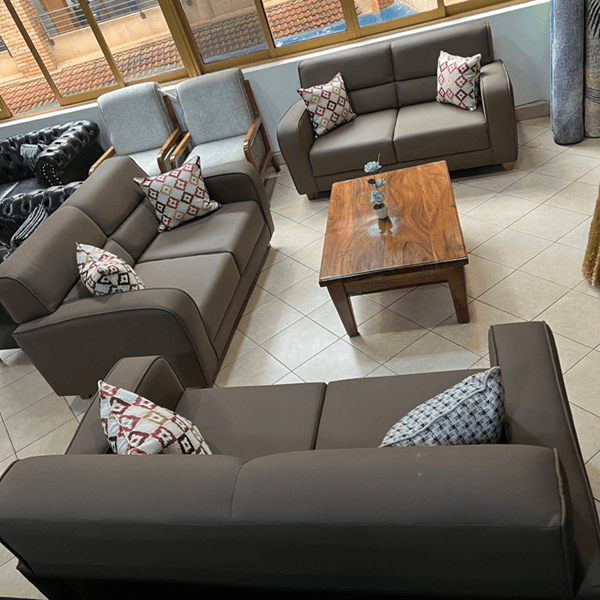 Leather Set 6 Seater