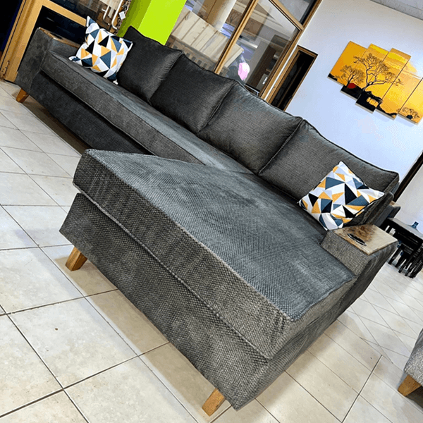 Gray L-Sofa