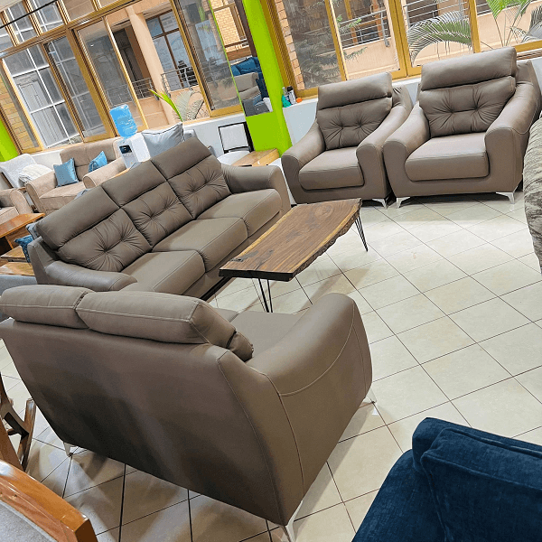 Leather Set (7 Seater)