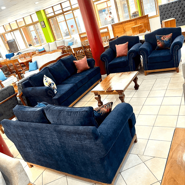 7 Seater Navy Blue Set