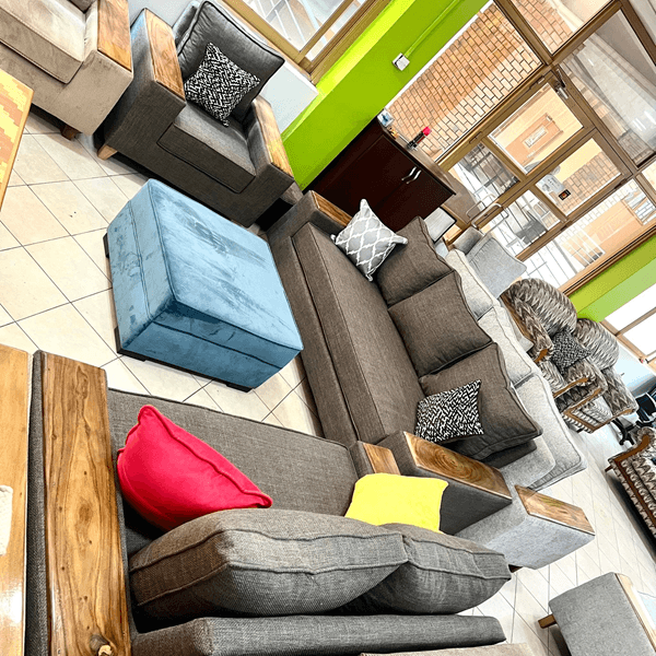 6 Seater Brown (3,2,1)