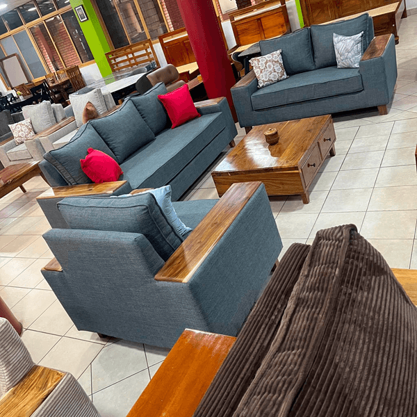 6 Seater Gray (3,2,1)