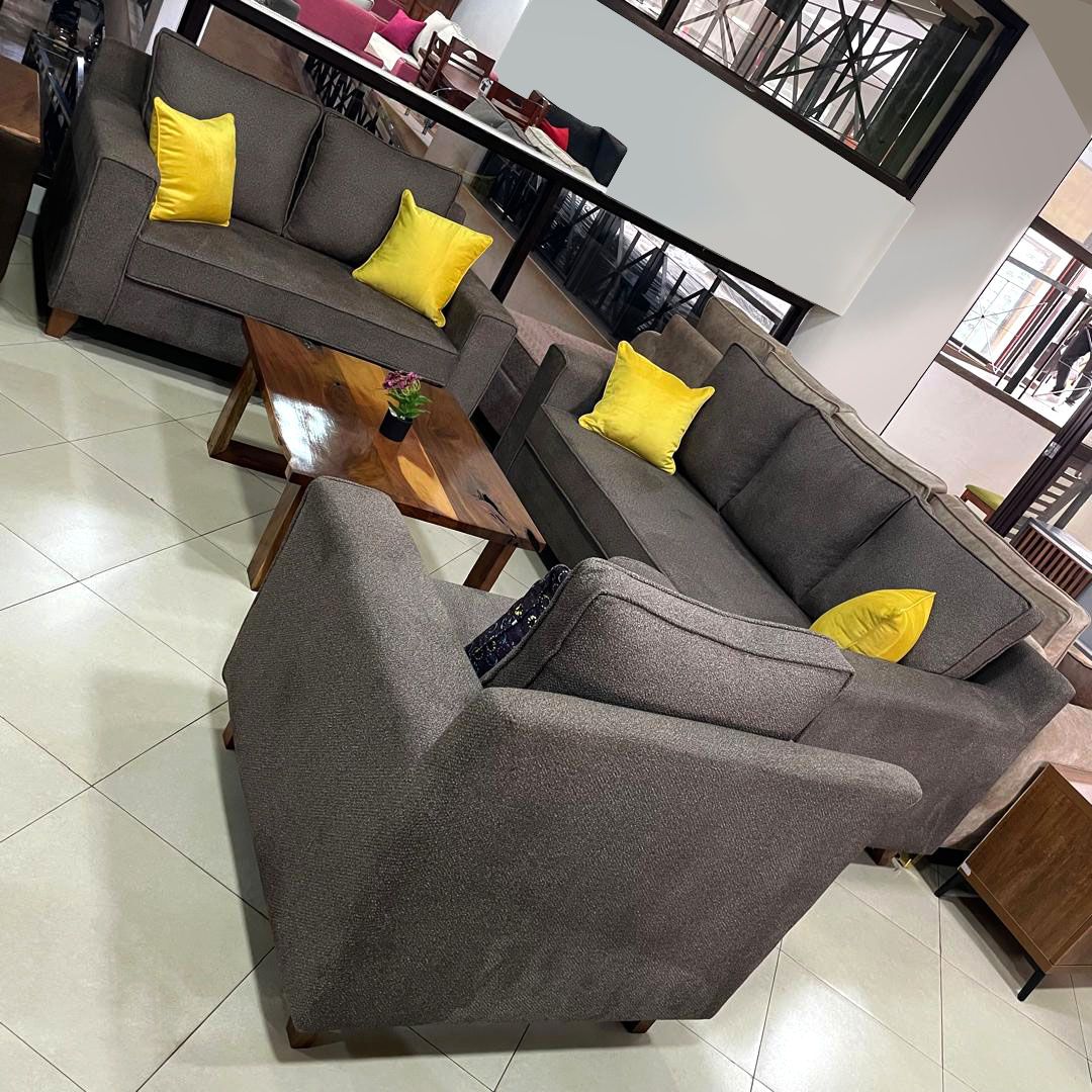 New Gray 6 Seater Sofa