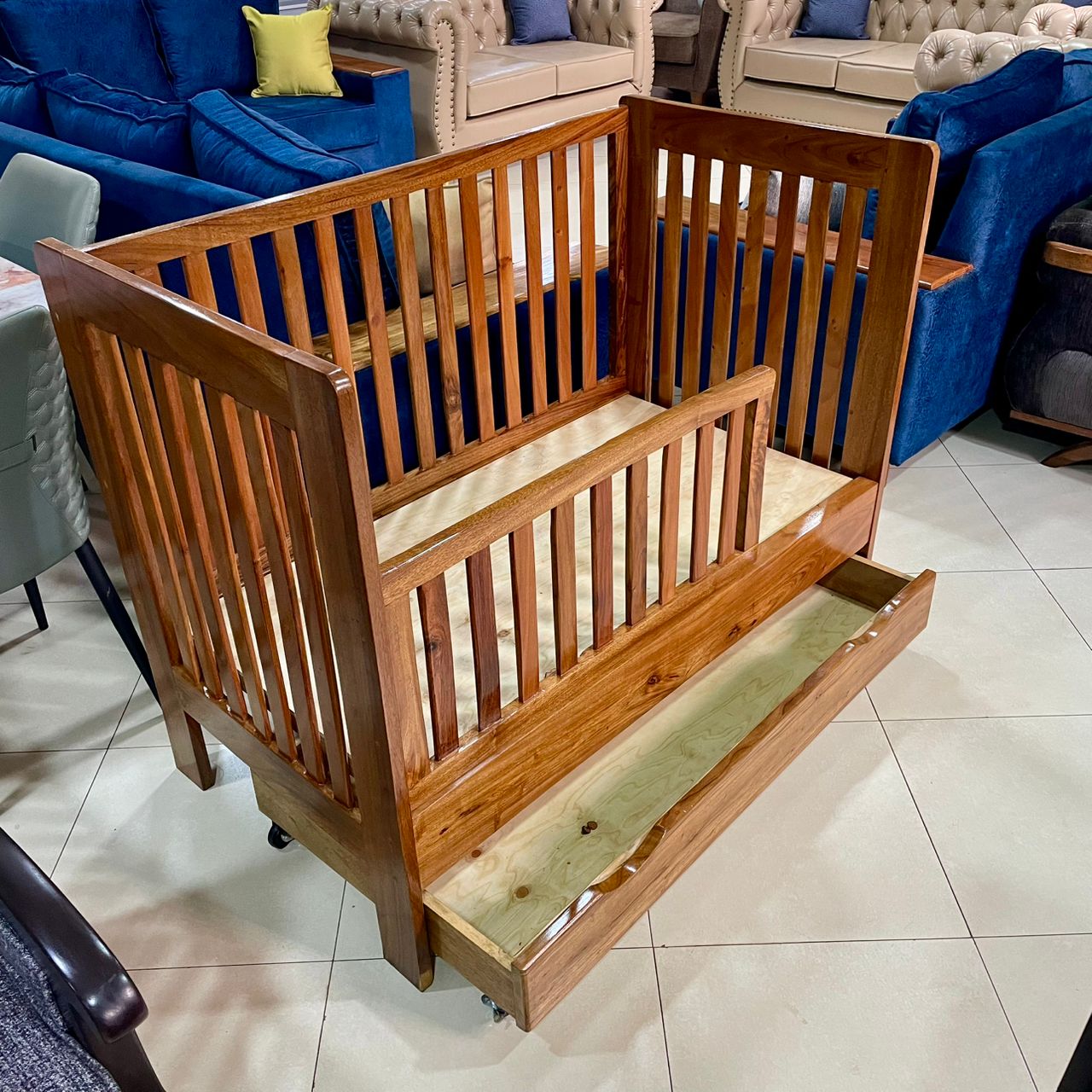 Wooden Baby Cot